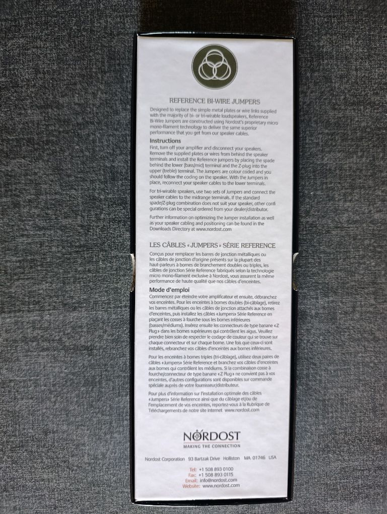 NORDOST Reference BI - WIRE Jumpers Hi-End wyprzedaż OKAZJA