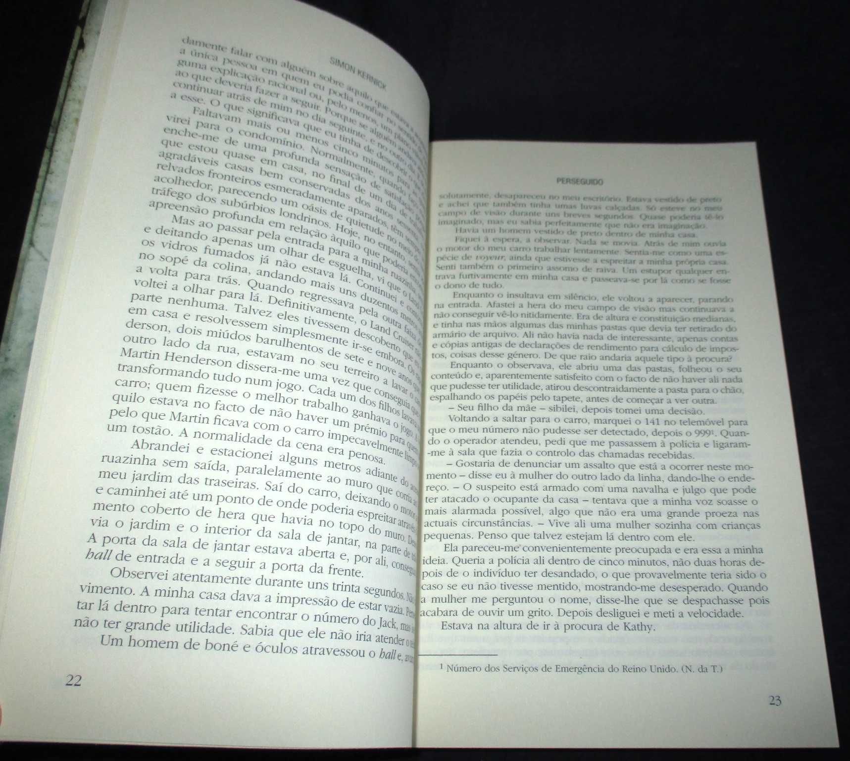 Livro Perseguido Simon Kernick