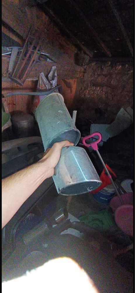 Panela de escape com ponteiras