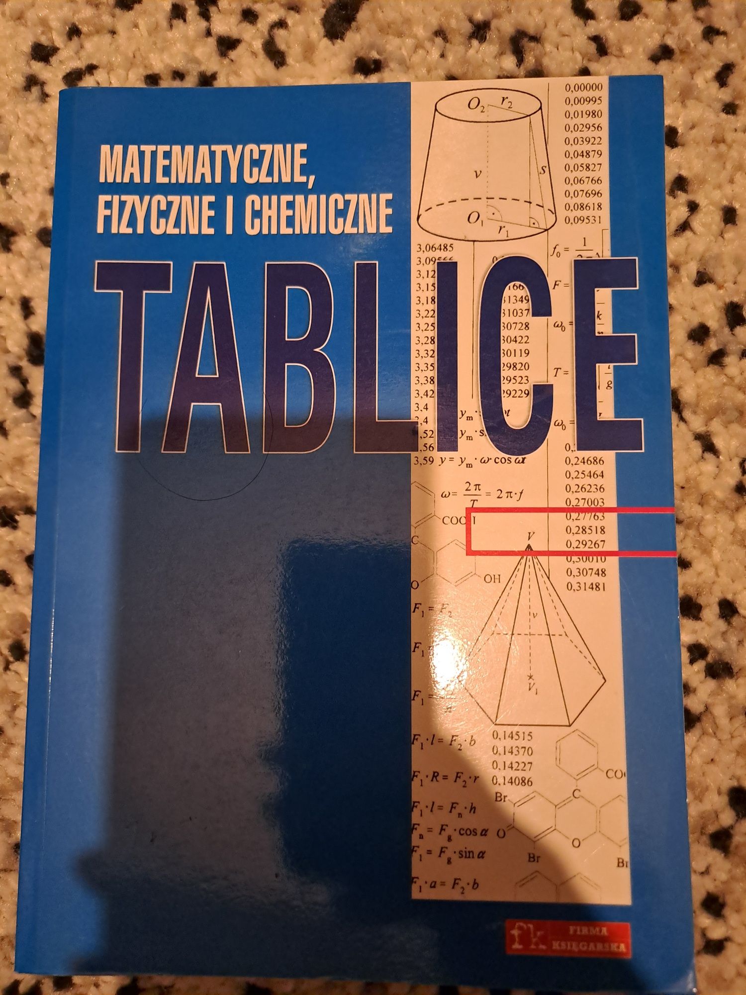 Tablice matematyczne, fizyczne, chemiczne