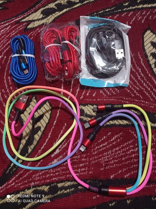 Кабель 3в1 (Micro usb, Type-c, iPhone) 1м