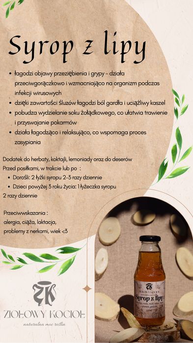 Syrop z lipy – domowe wsparcie na przeziębienie i dobry sen