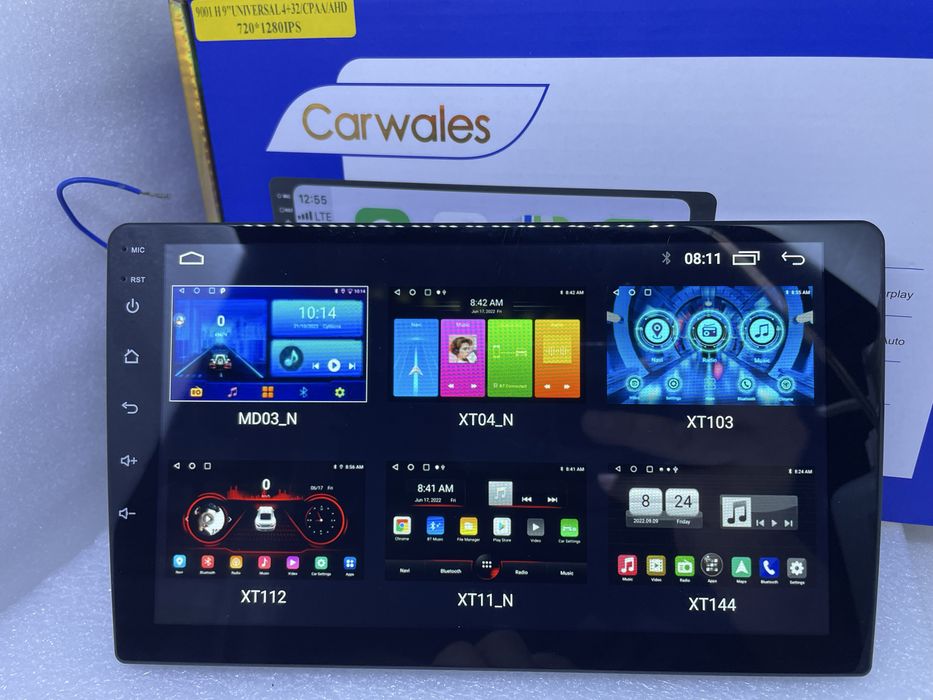 Автомагнітола штатна 9001 4+32Gb 9" Універсальна android Gps