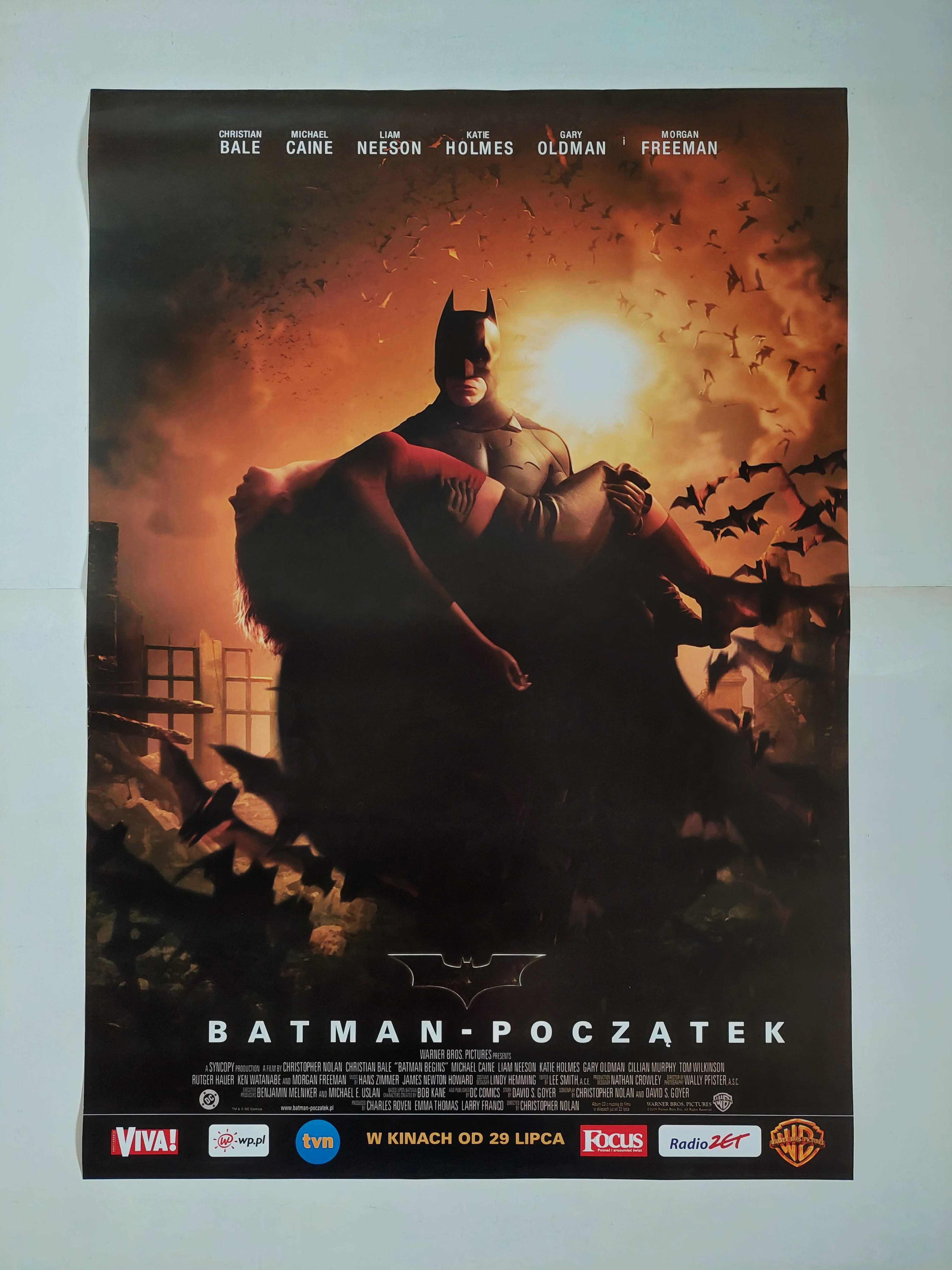Plakat filmowy oryginalny - Batman - Początek (2 wersje plakatu)