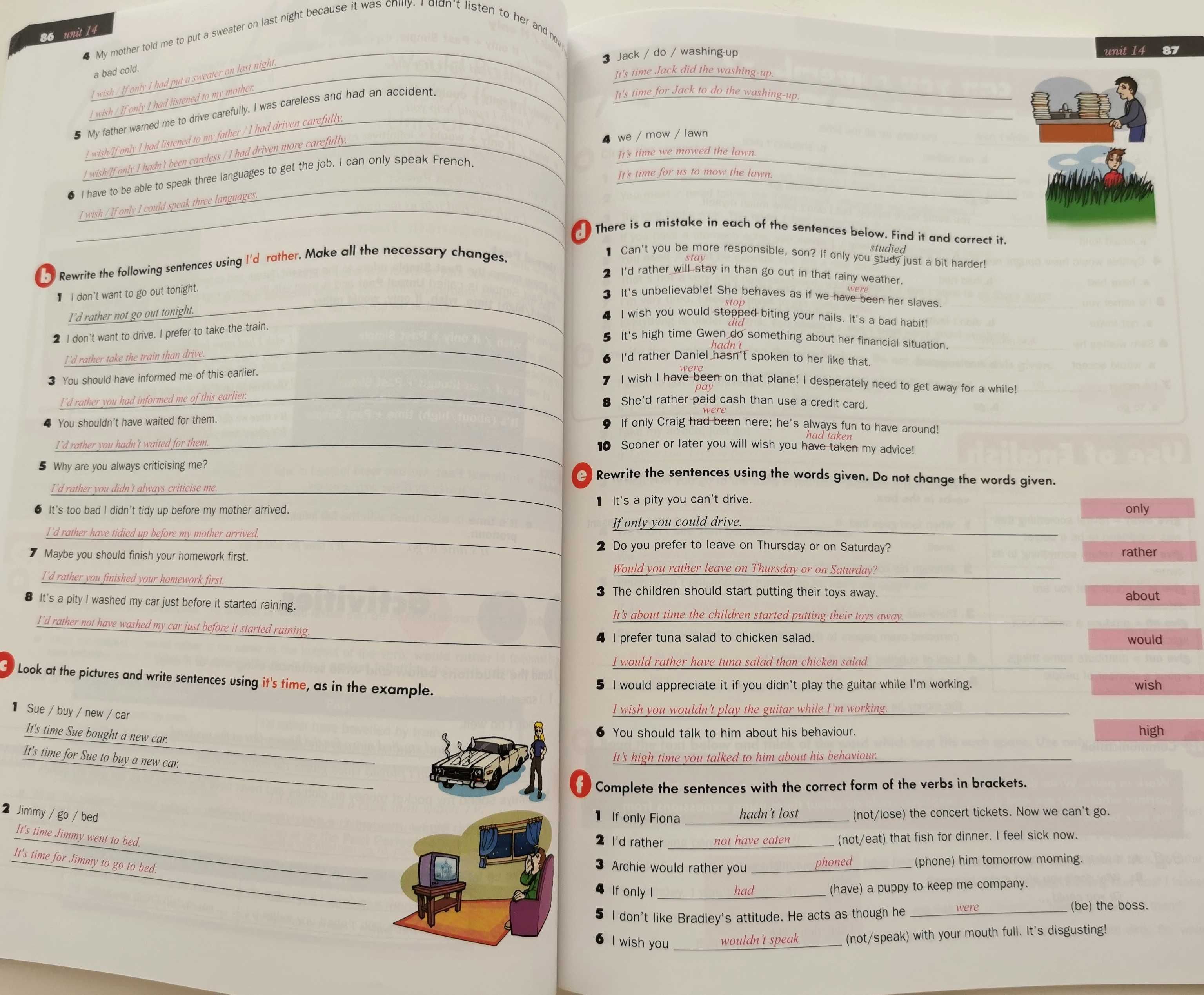 Live English Grammar Intermediate ODPOWIEDZI