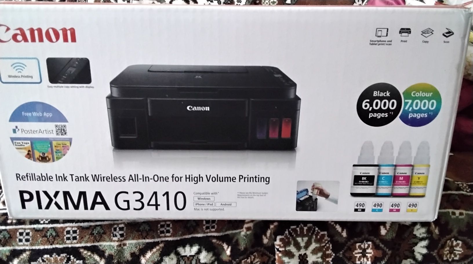 Продам принтер Canon  PIXMA G 3410.