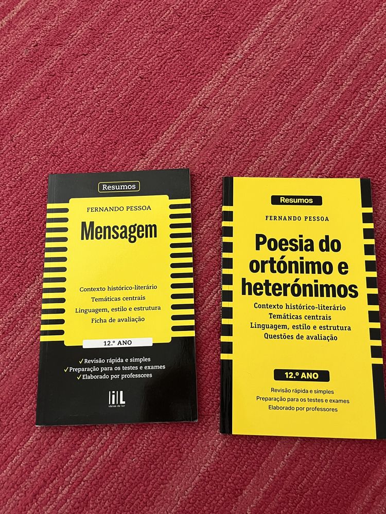 Livros resumos 10° ano