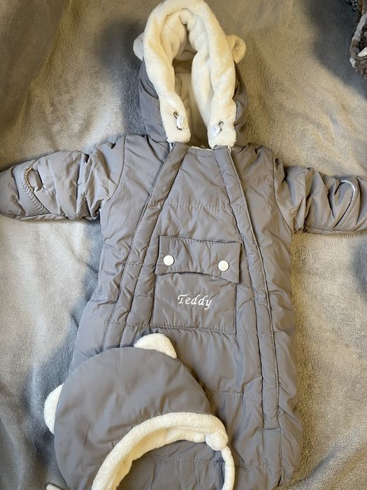 Зимовий конверт з шапочкою 0-6 міс