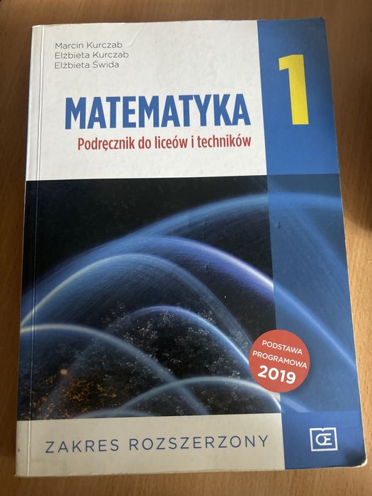 Matematyka klasa 1 zakres rozszerzony