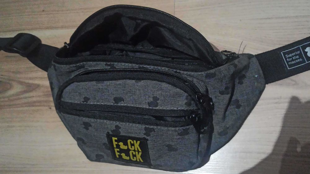 Nerka na pasek F*ck F*ck kaczka szara