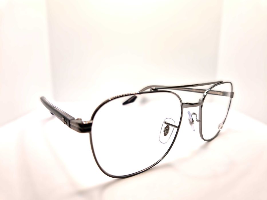Okulary korekcyjne Ray-Ban RB 6485 Srebrne z podwójnym mostkiem Unisex