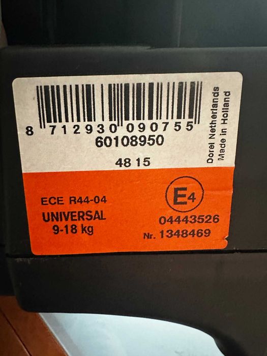 Fotelik samochodowy MAXI COSI TOBI Uniwersalny, 9 - 18 kg.