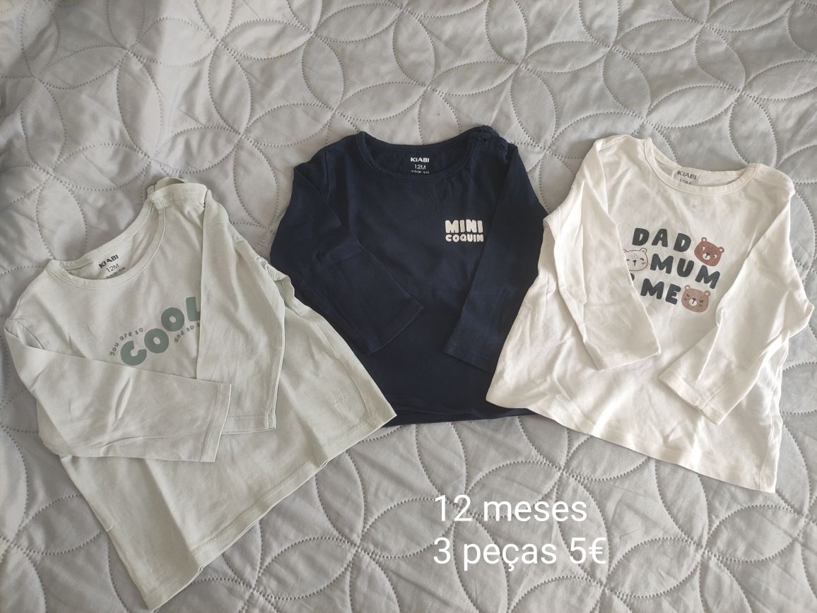 Roupa bebe - vários tamanhos