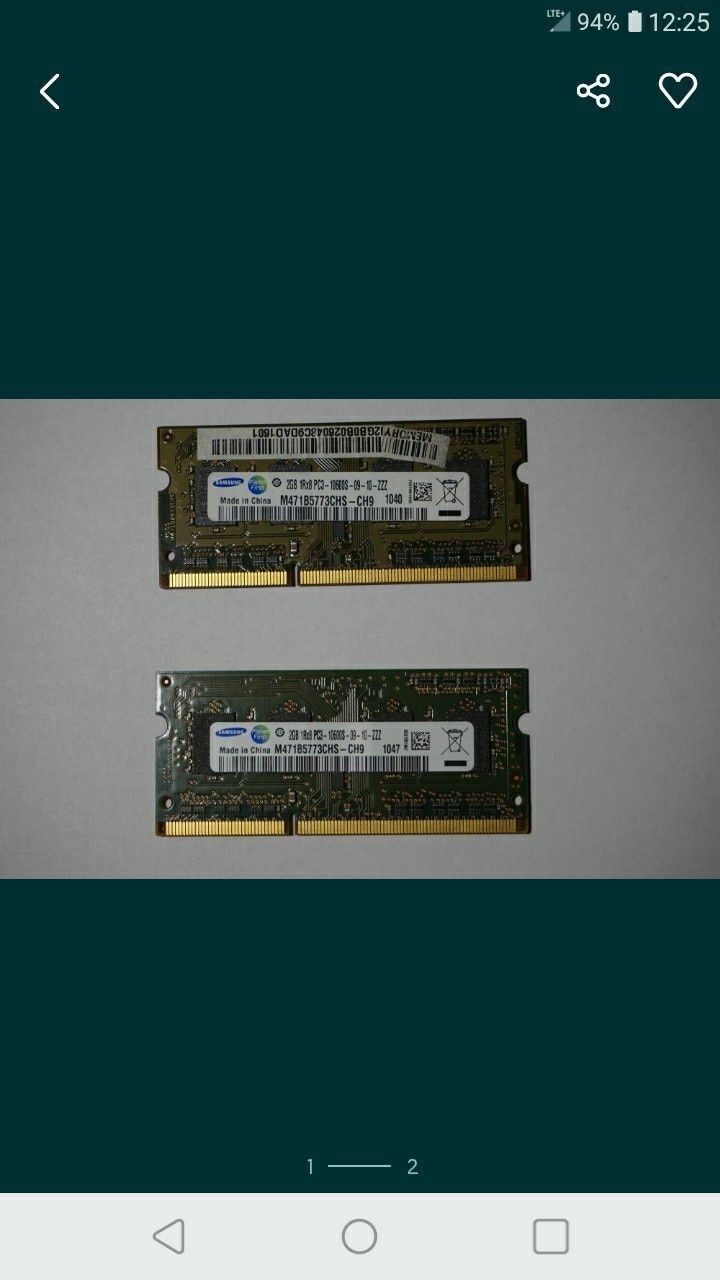 Pamięć laptop Ram SO-DIMM Hynix Samsung 2GB x 8 sztuk DDR3 pc3 16gb