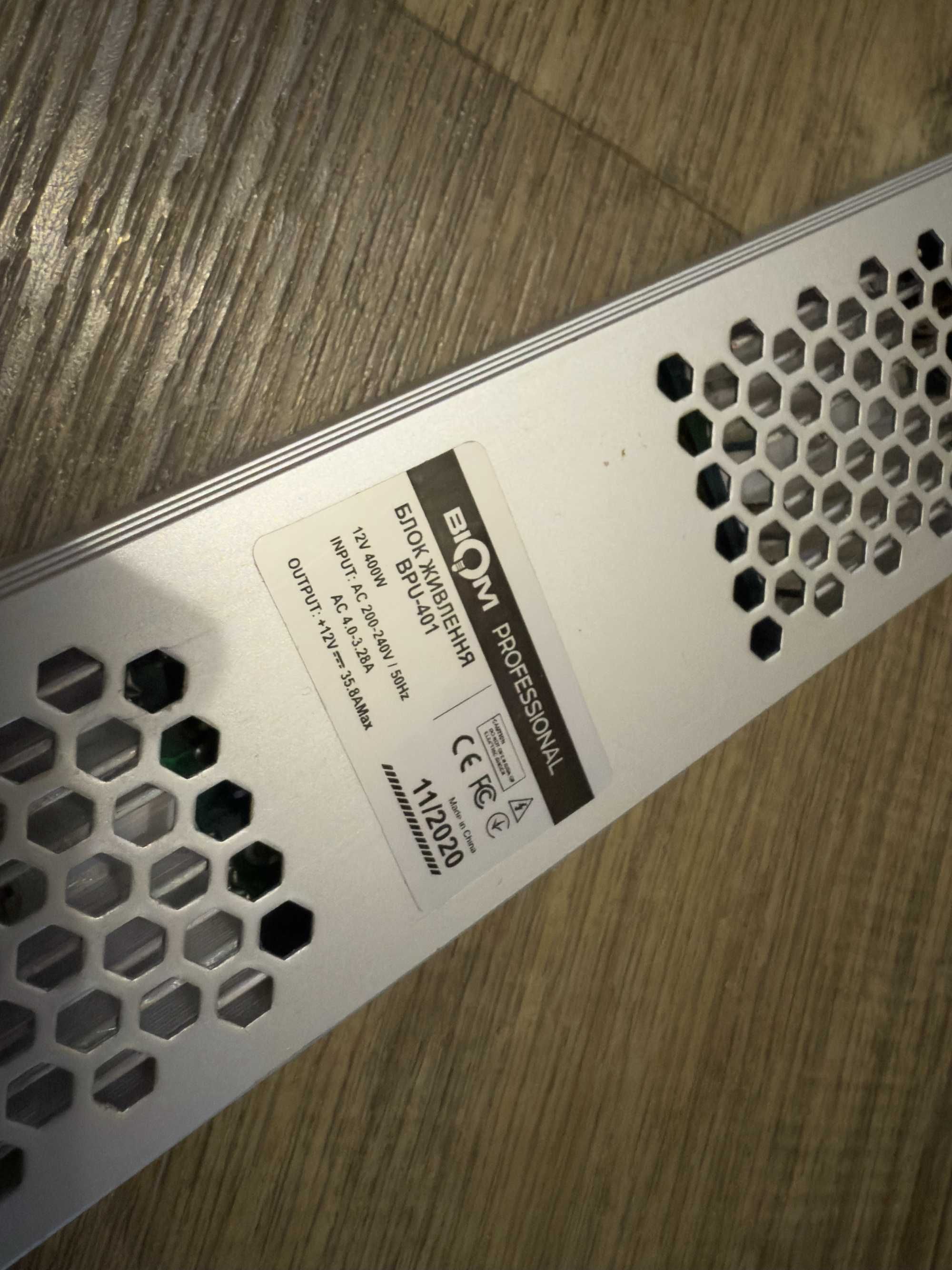Блок питания BIOM Professional DC12 400W BPU-401 33A slim