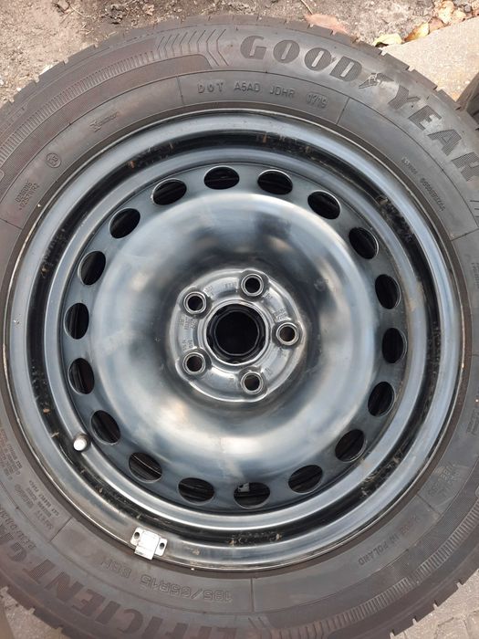 Felgi stalowe używane 5,5x15 ET40 5x100 Polo Fabia Ibiza