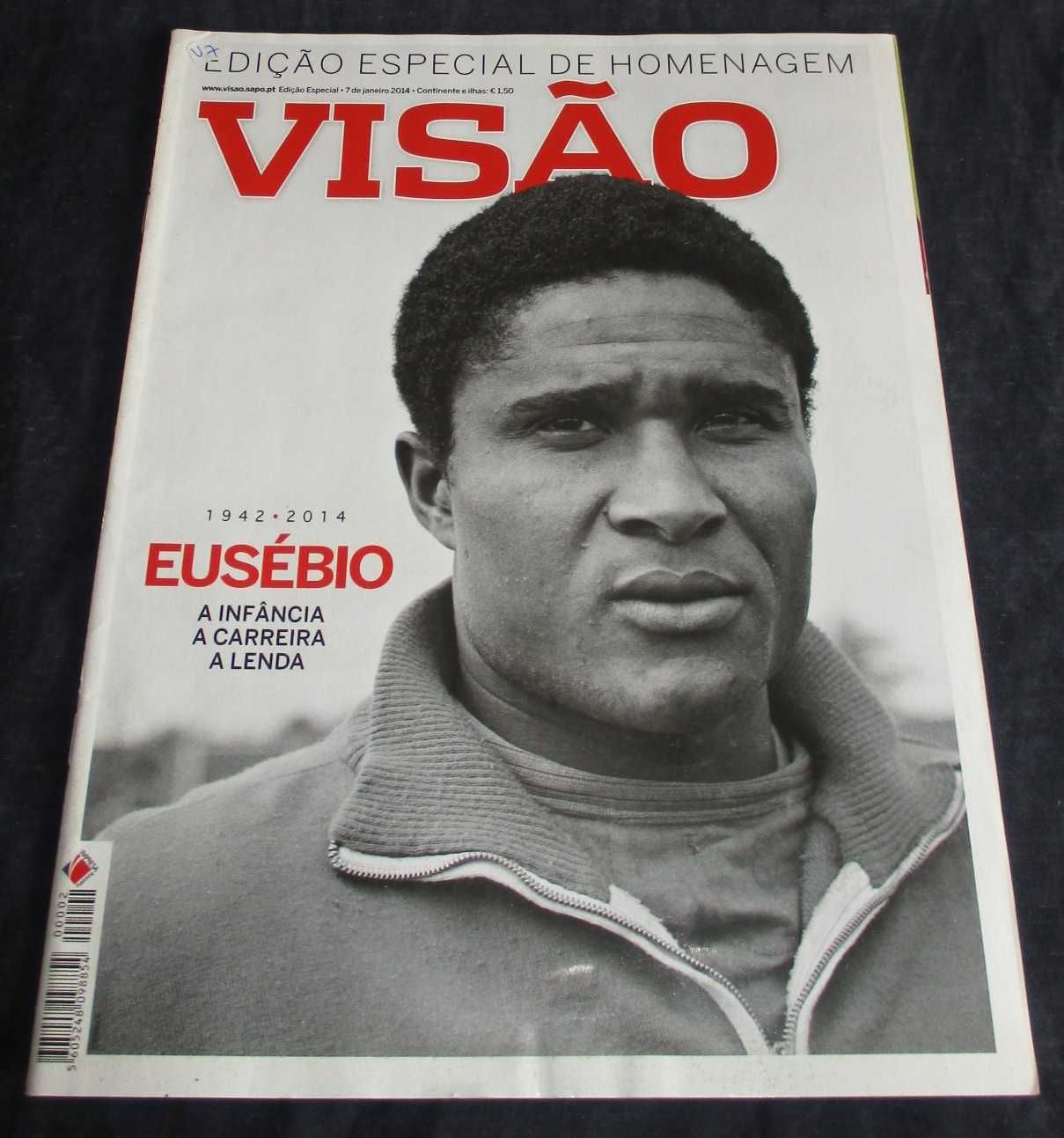 Revista Visão Edição Especial de Homenagem Eusébio