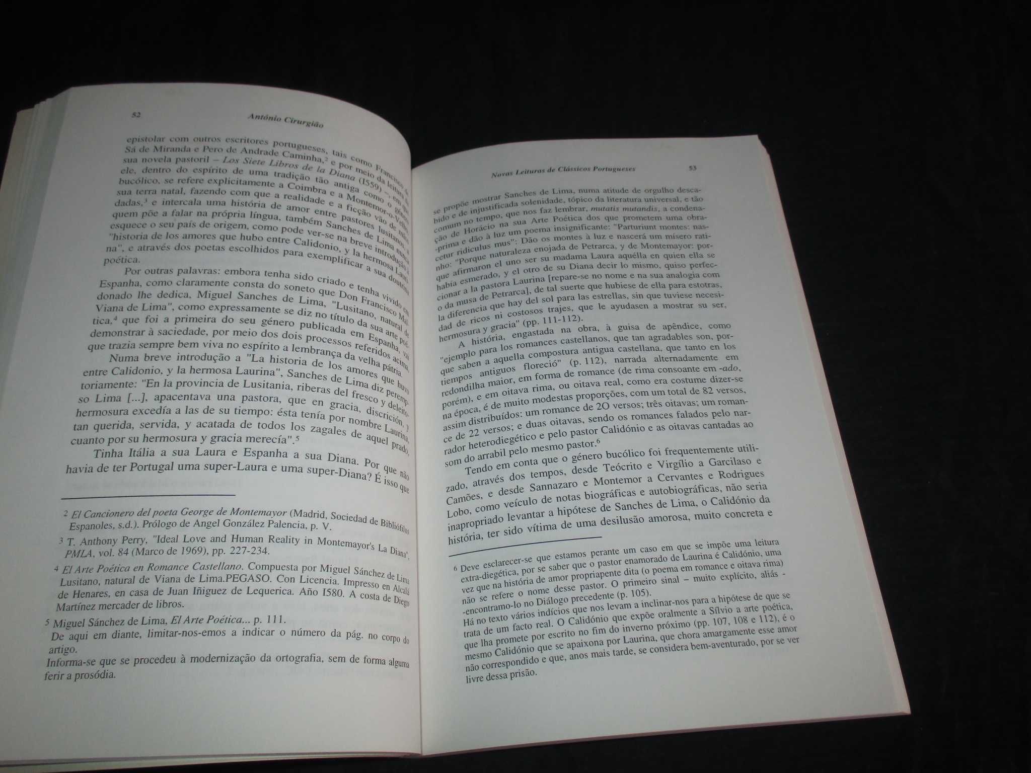 Livro Novas Leituras de Clássicos Portugueses