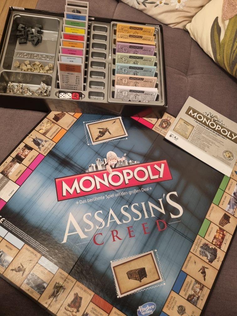 Monopoly Assassin's Creed gra Hasbro