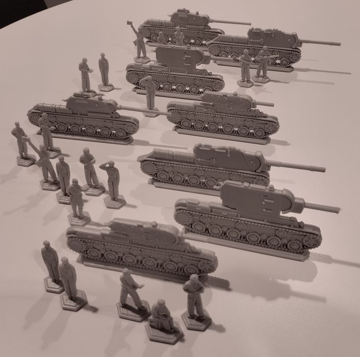 Żołnierzyki w skali 1:48: czołgi, załogi, wojska niemieckie (WWII)