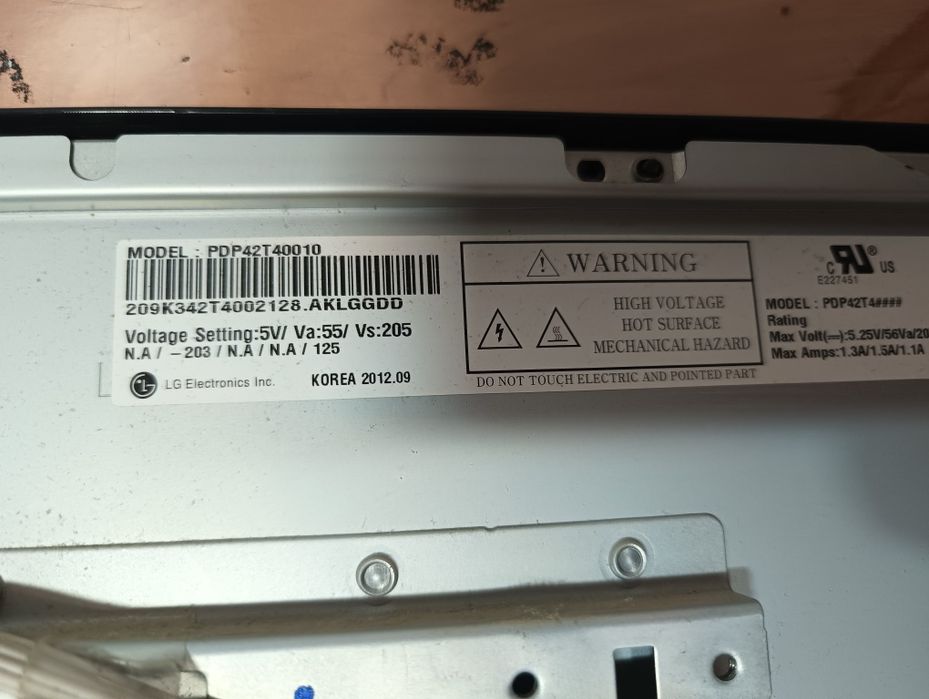 Матрица PDP42T40010 для ТВ 42PA450T