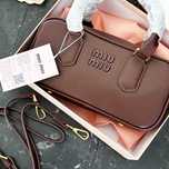 Miu Miu brązowa torba unisex - używana w świetnej kondycji!