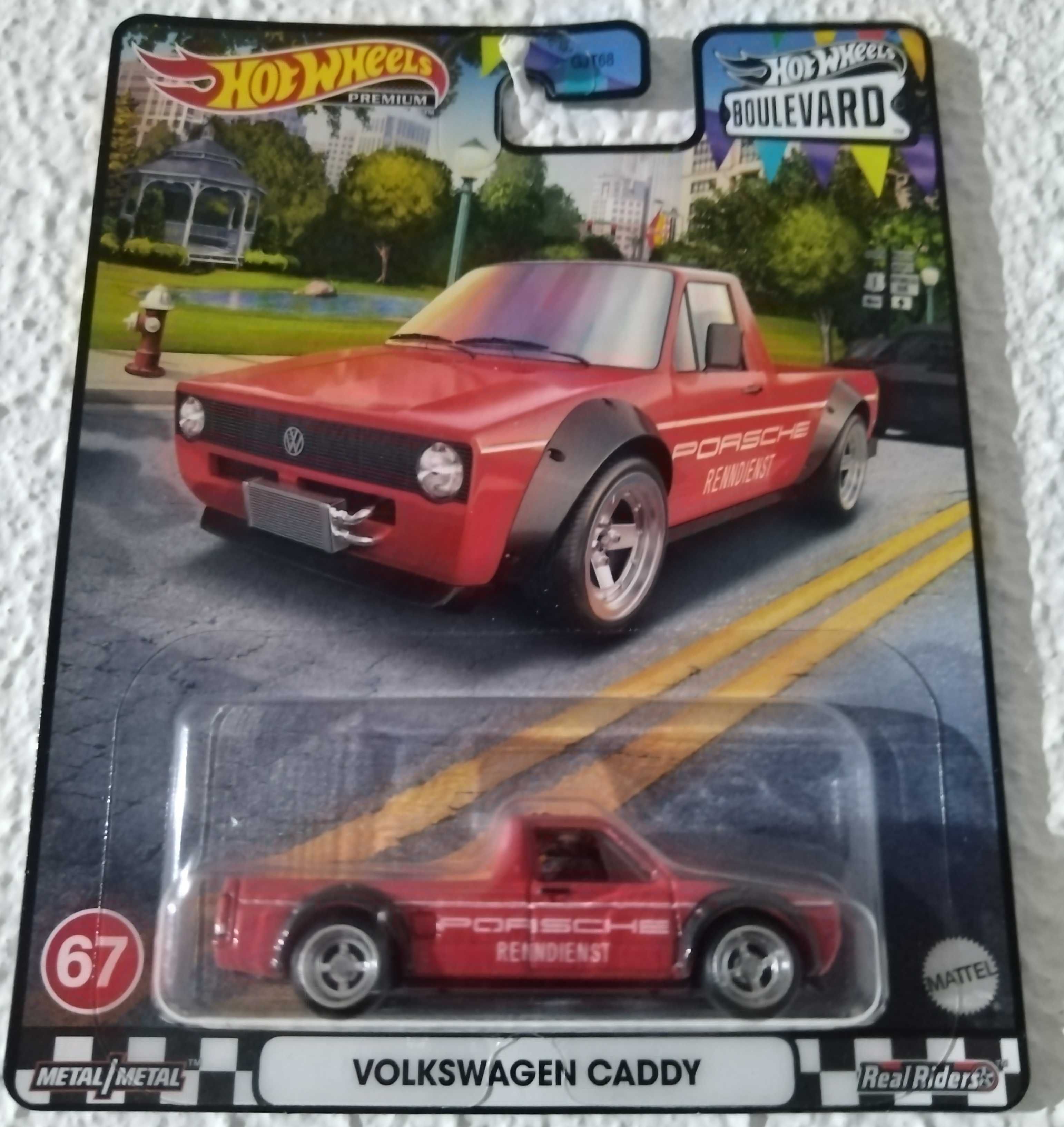 VW caddy hot wheels porsche