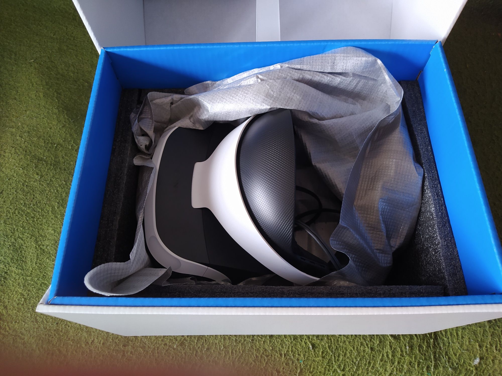PlayStation VR1 na caixa