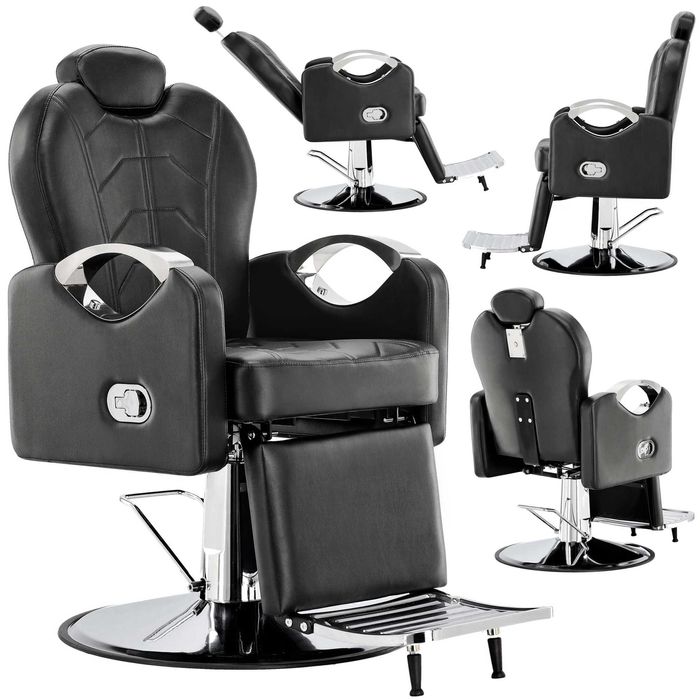 Барберское кресло Besarion  на гидравлике , крісло для барбера