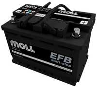 Akumulator 12V 74Ah 720A MOLL Start-Stop EFB 82074 3 lata gwarancji