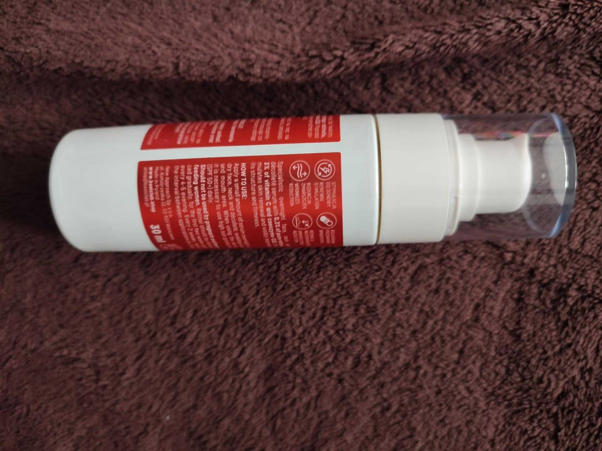 Retinol basiclab 30 ml 0.3% czystego retinolu, 10% zużyte