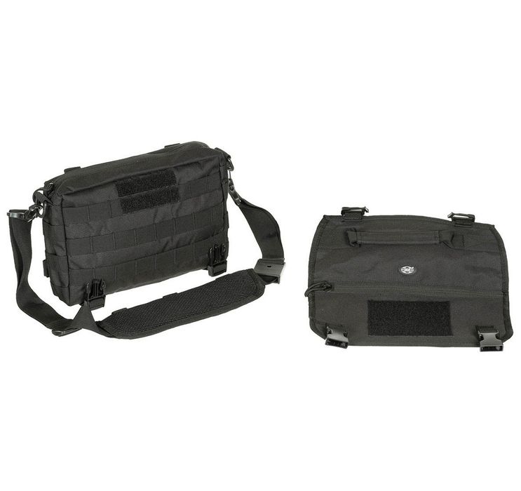 torba na ramię "molle" czarna