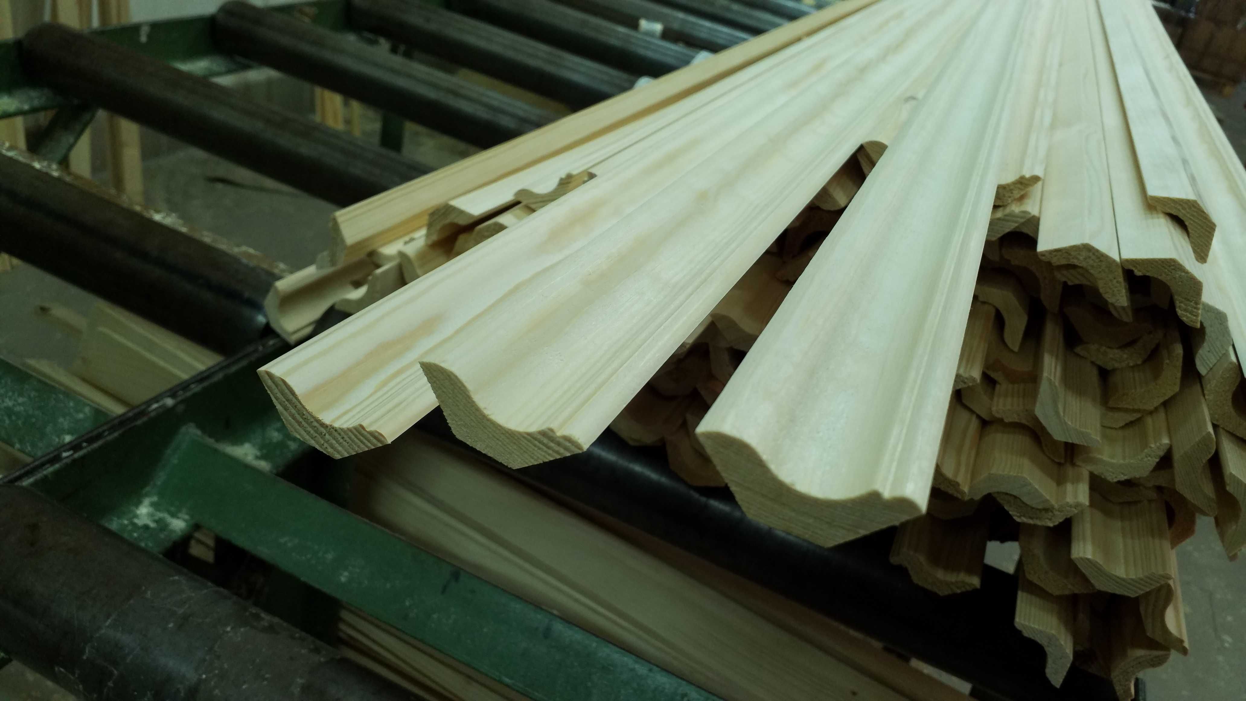 Listwa przypodłogowa 30x30 mm podłogowa cokół ćwierćwałek drewniana