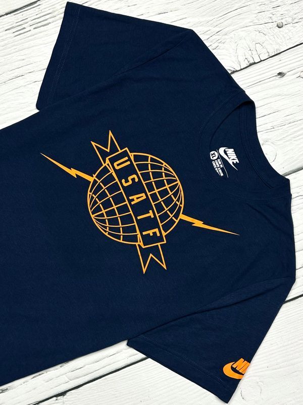 Nike Usatf Koszulka T-Shirt Męska z Nadrukiem Logowana r. Xl