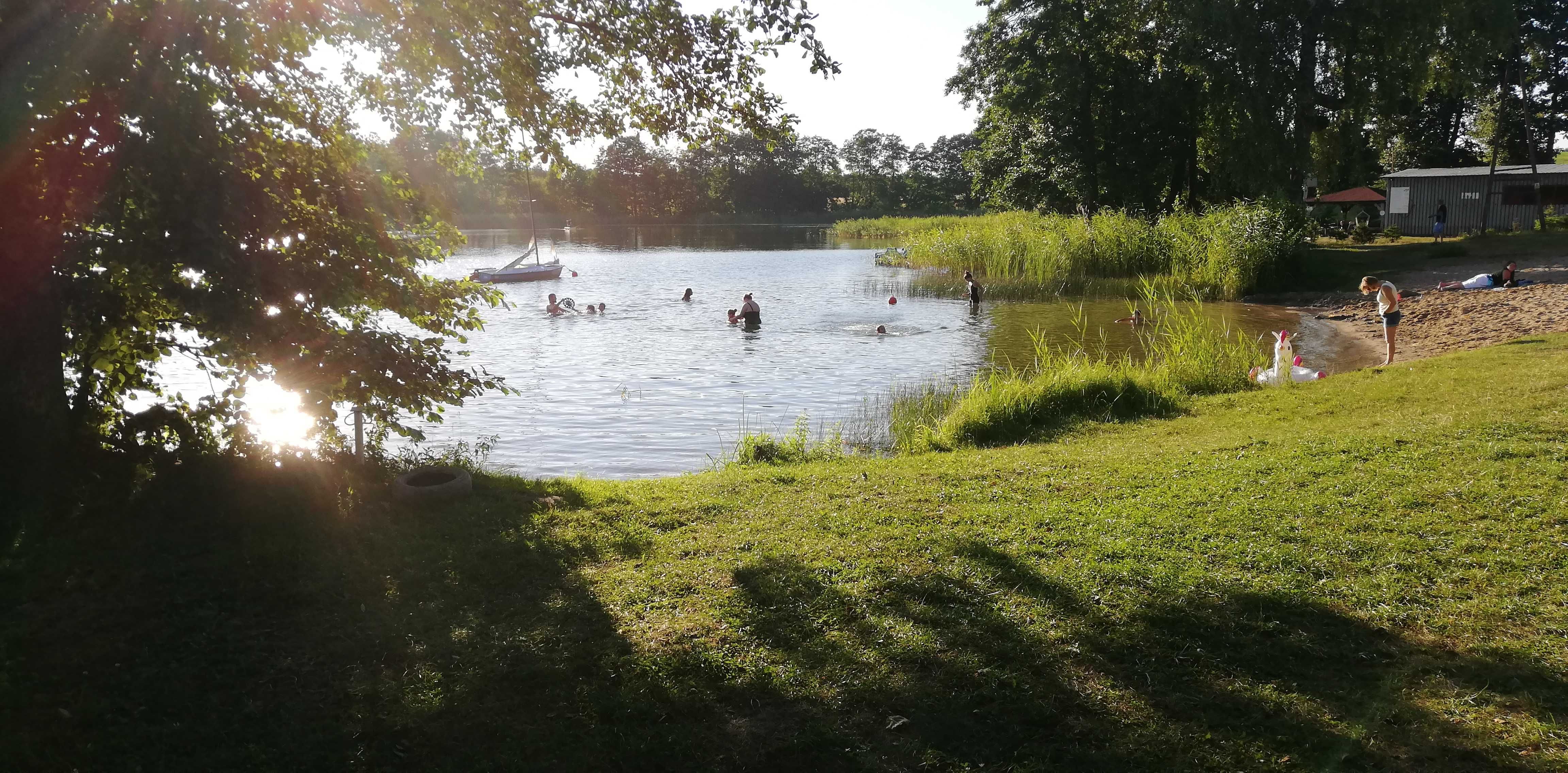 Mazury, sielski domek Zielony Zakątek Martiany, jezioro Wersminia