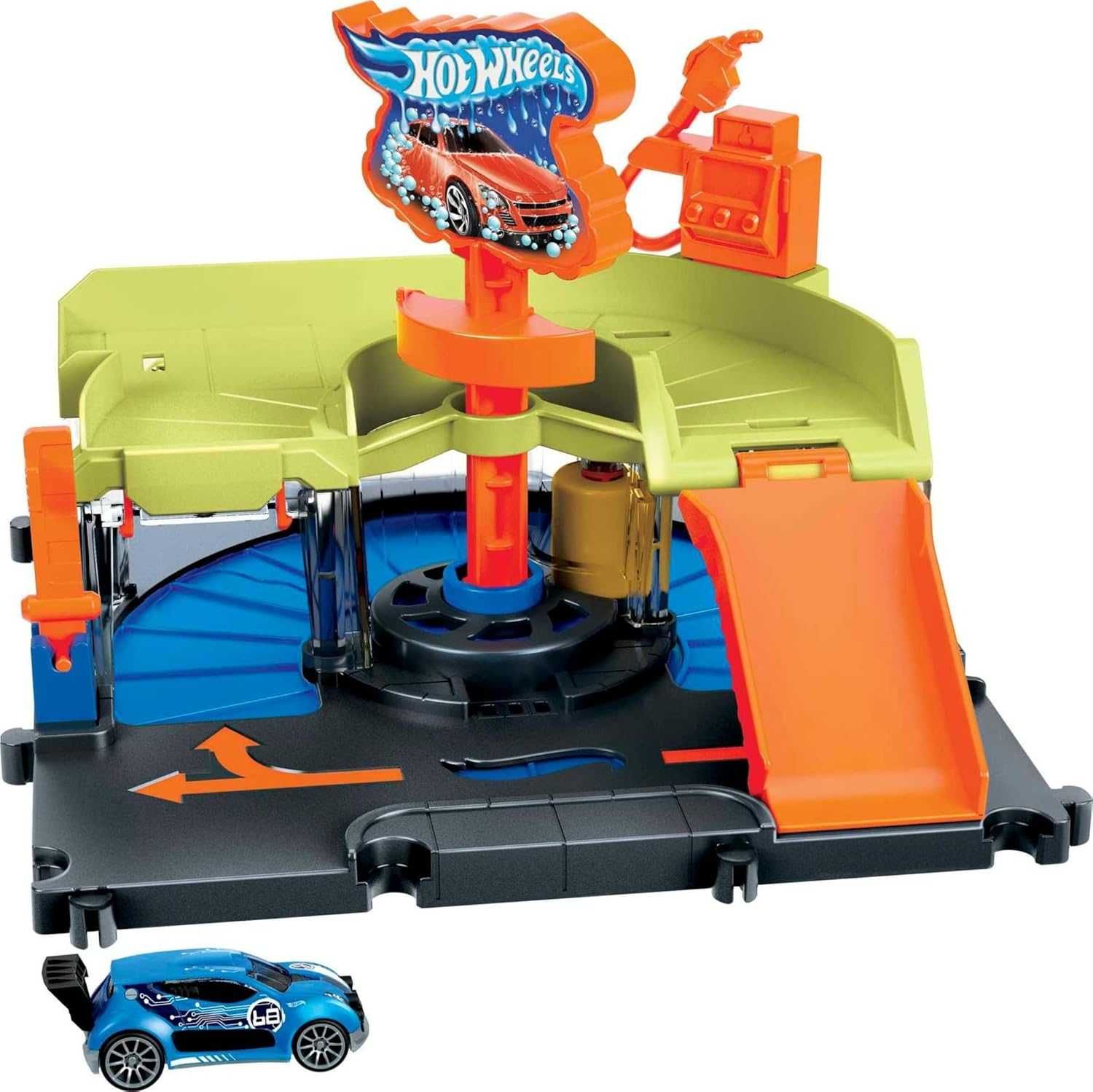 Трек Хот Вілс Автомийка Hot Wheels City Downtown Express Car Wash