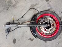 kawasaki gpz500 gpz 500 zawieszenie przednie lagi koło półki błotnik