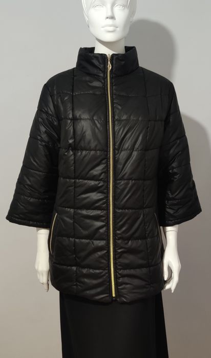 Стильна стьобана куртка бохо з рукавами 3/4 від Elegance.