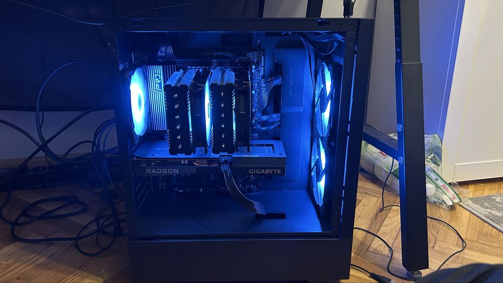 Komputer gamingowy ryzen 7700,RX 6600,32 GB RAM DDR5,850W,B850