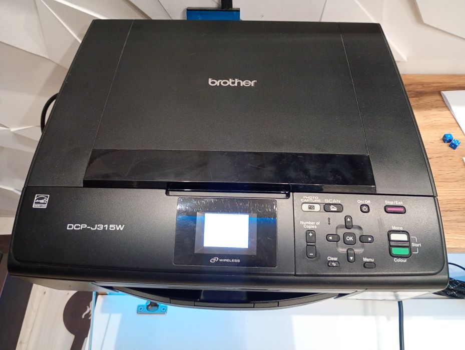 Drukarka DCP-J315W uszkodzona