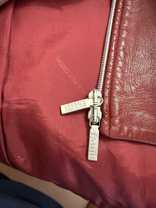 Versace Jeans Couture — шкіряна куртка, оригінал, M, натуральна шкіра