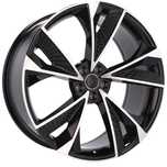 4x Felgi 17 m.in. do AUDI A3 8P 8Y 8V A4 B6 B7 A6 C5 C6 C7 A8 D2 Q2 GA Q3 Q5 8R S4 - B1566 (FBX008)