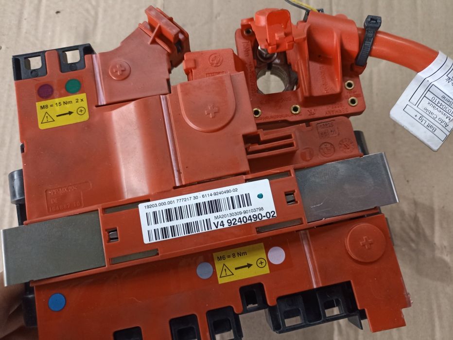 Klema plusowa klema pirotechniczna naboj BMW F10 f11 f01