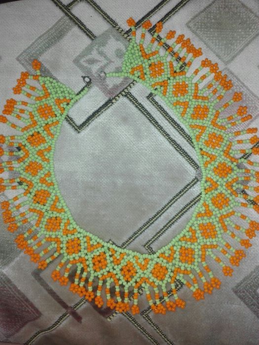 Продам якісне кольє силянка з бісеру в етно стилі