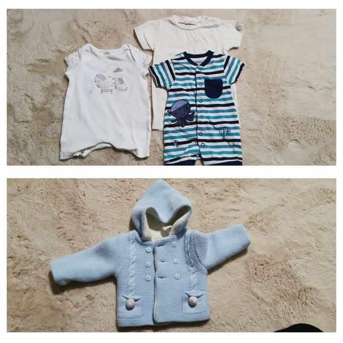 Wyprawka/paczka 50 szt. ubranek dziecięcych r56 H&M, Smyk, Z&Z, Tomme