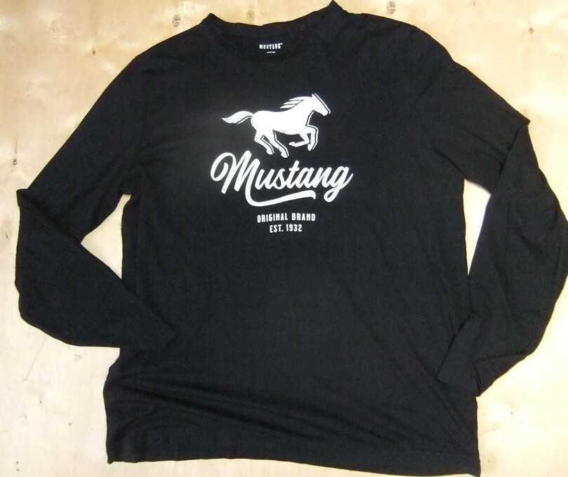MUSTANG ADRIAN C PRINT TEE  XXL jnowa koszulka męska z długim rękawem