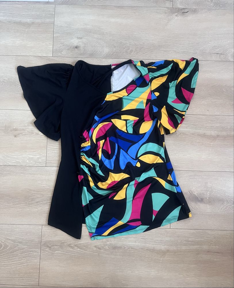 Kolorowa wiosenna bluzka 2xl