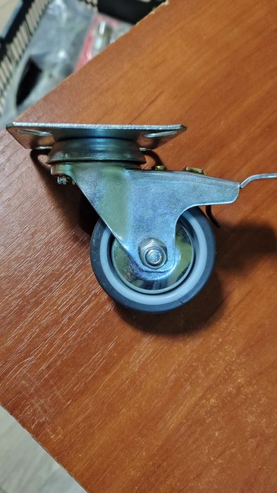 Мебельный поворотный ролик для тележки 4шт