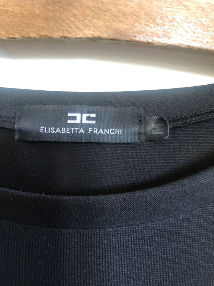 Sukienka damska Elisabetta Franchi M czarna , elegancka