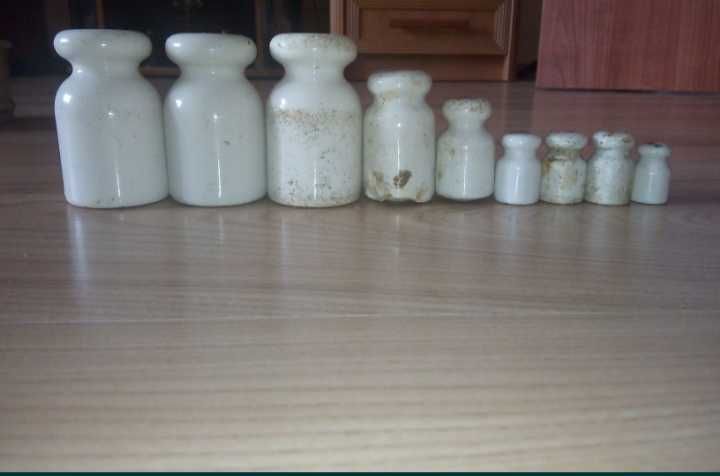 Odważniki porcelanowe